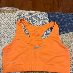 Nike Women's Orange Sports Bra